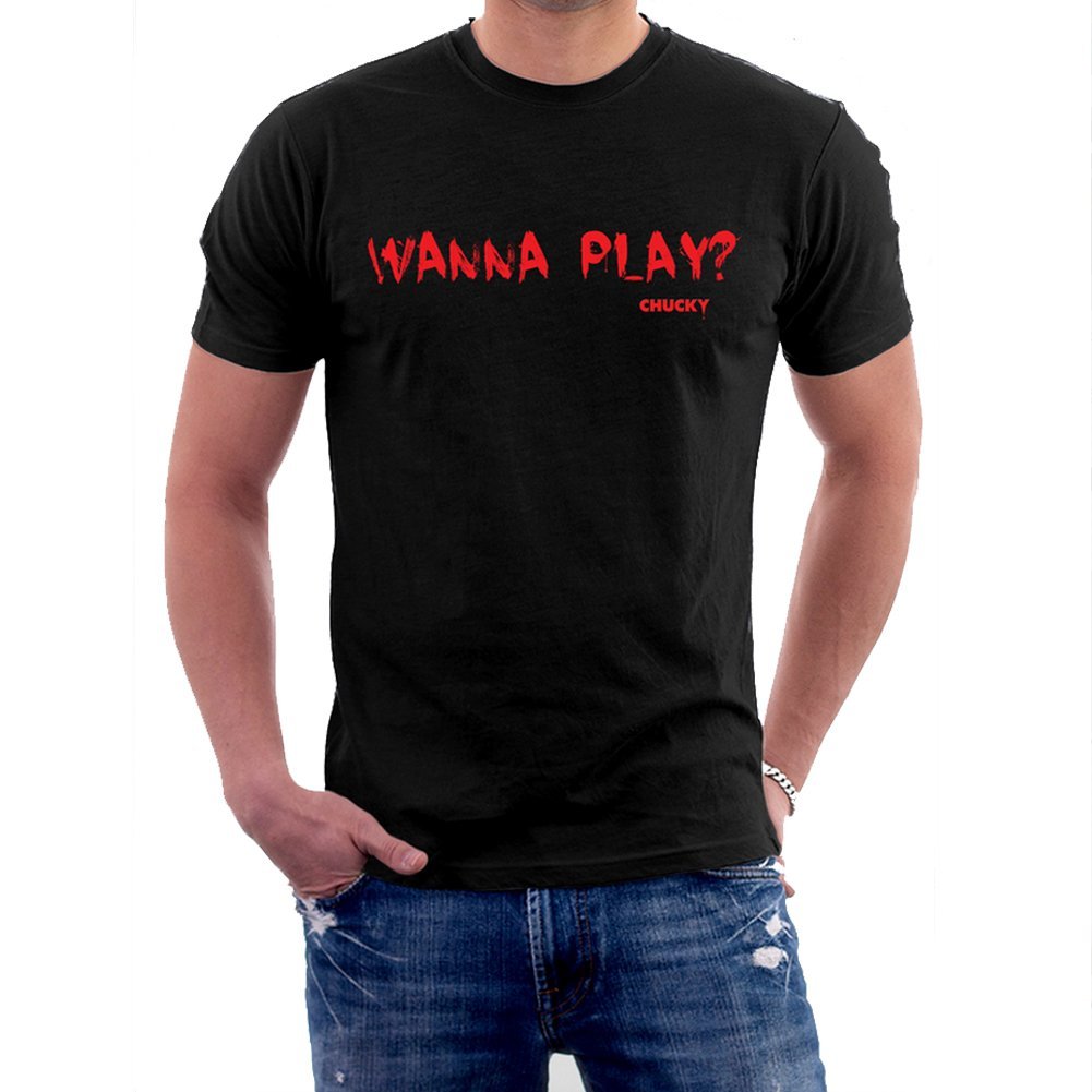 Bride of Chucky Wanna Play? T-Shirt Size Medium (Halloween Costume) 24/26