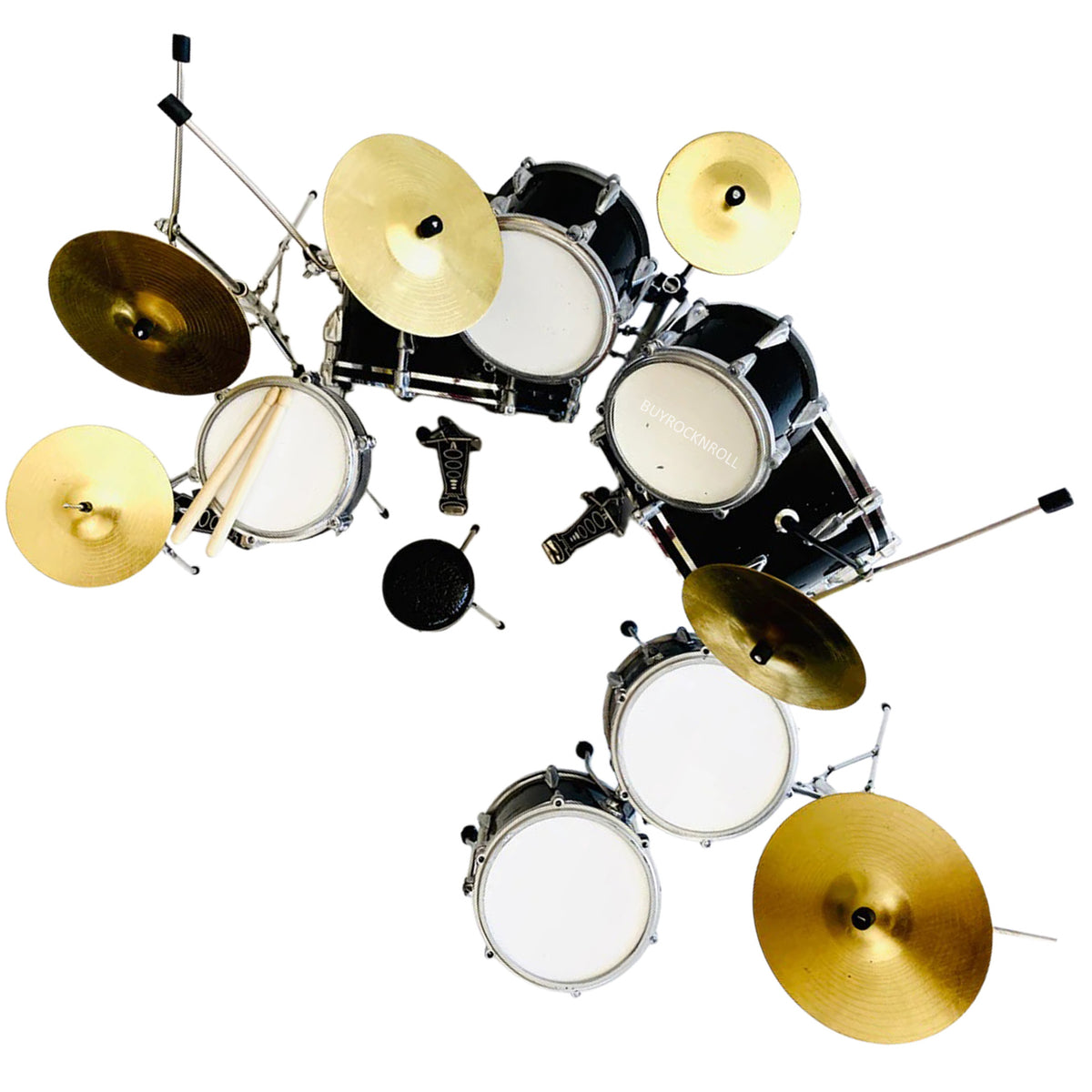Motley Crue Collectible Axe Heaven Tommy Lee Shout at the Devil Drum Set Miniature Replica