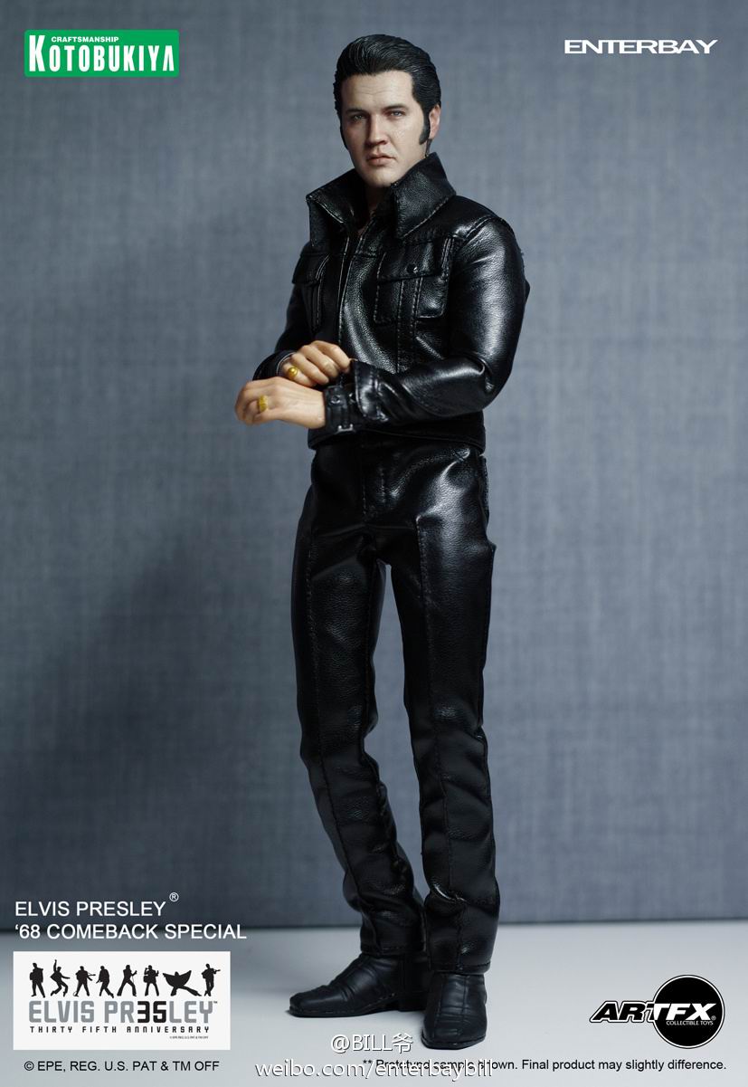 SOLD OUT! Elvis Presley Collectible 2012 Kotobukiya ArtFX 1968 Comeback Special 1:6 Scale Figure