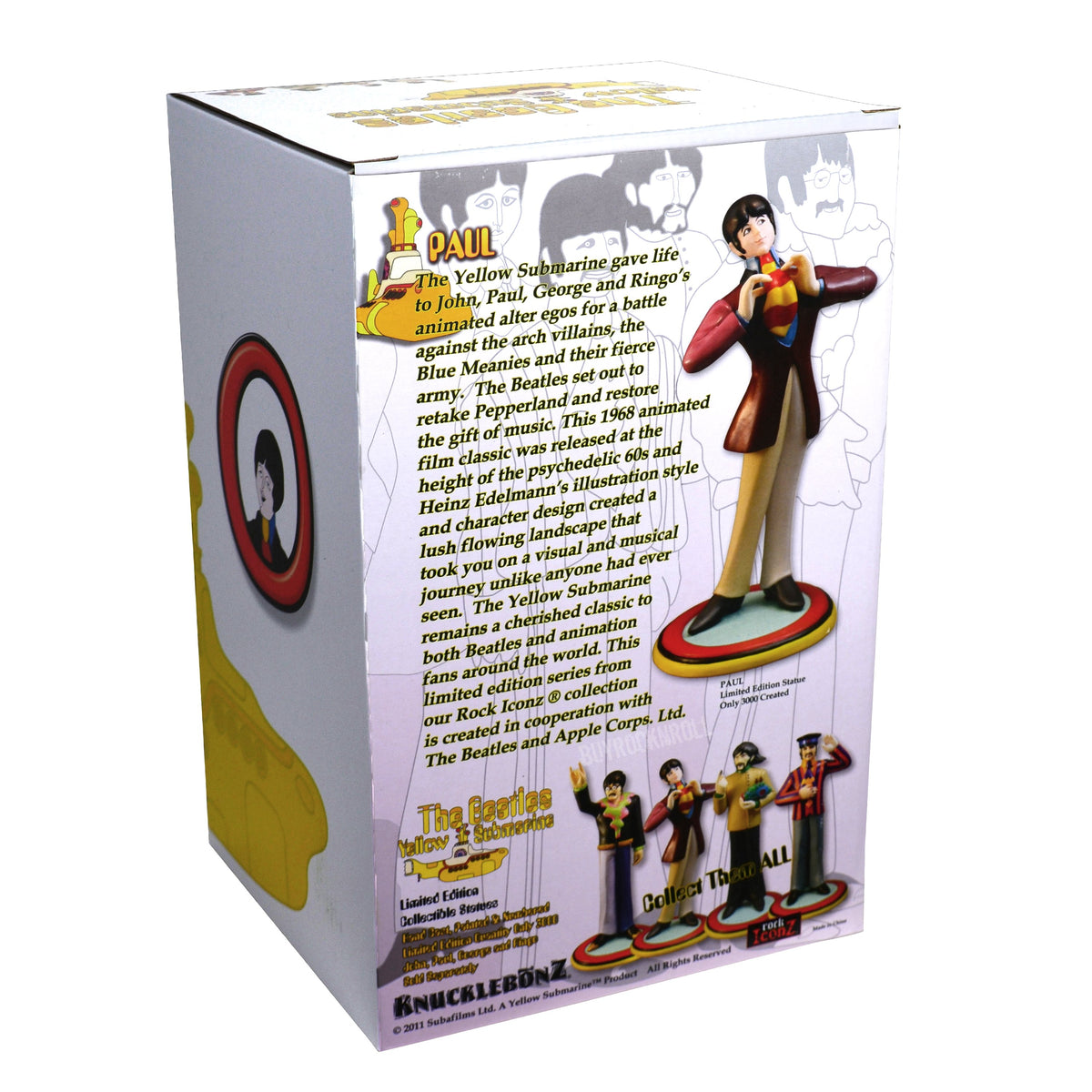 Beatles Collectible: 2011 Knucklebonz Yellow Submarine Rock Iconz Paul McCartney Statue