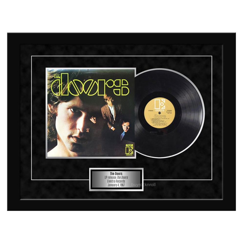 The Doors Collectible Framed LP & Cover 1967 "The Doors" Album 27x21