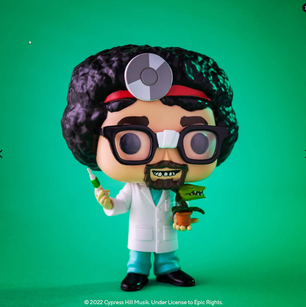 Cypress Hill Collectible 2022 Handpicked Funko Pop Rocks B-Real as Dr Greenthumb #266 Figure