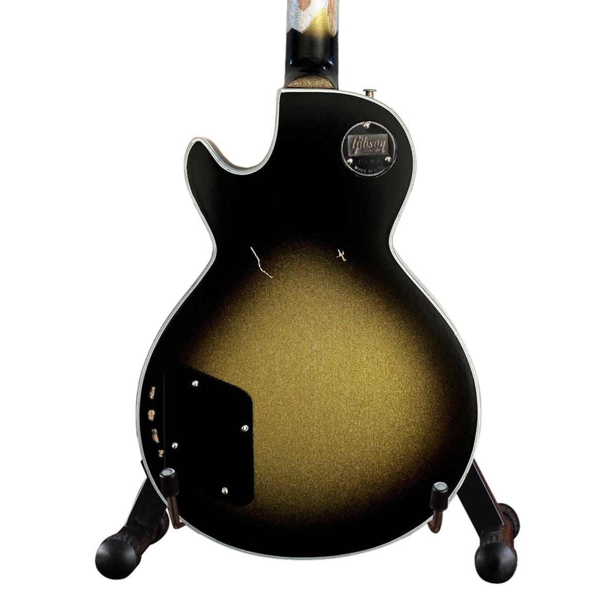 Tool Collectible Adam Jones 1979 Gibson Les Paul Custom - Antique Silverburst Mini Guitar Replica 1:4 Scale Model