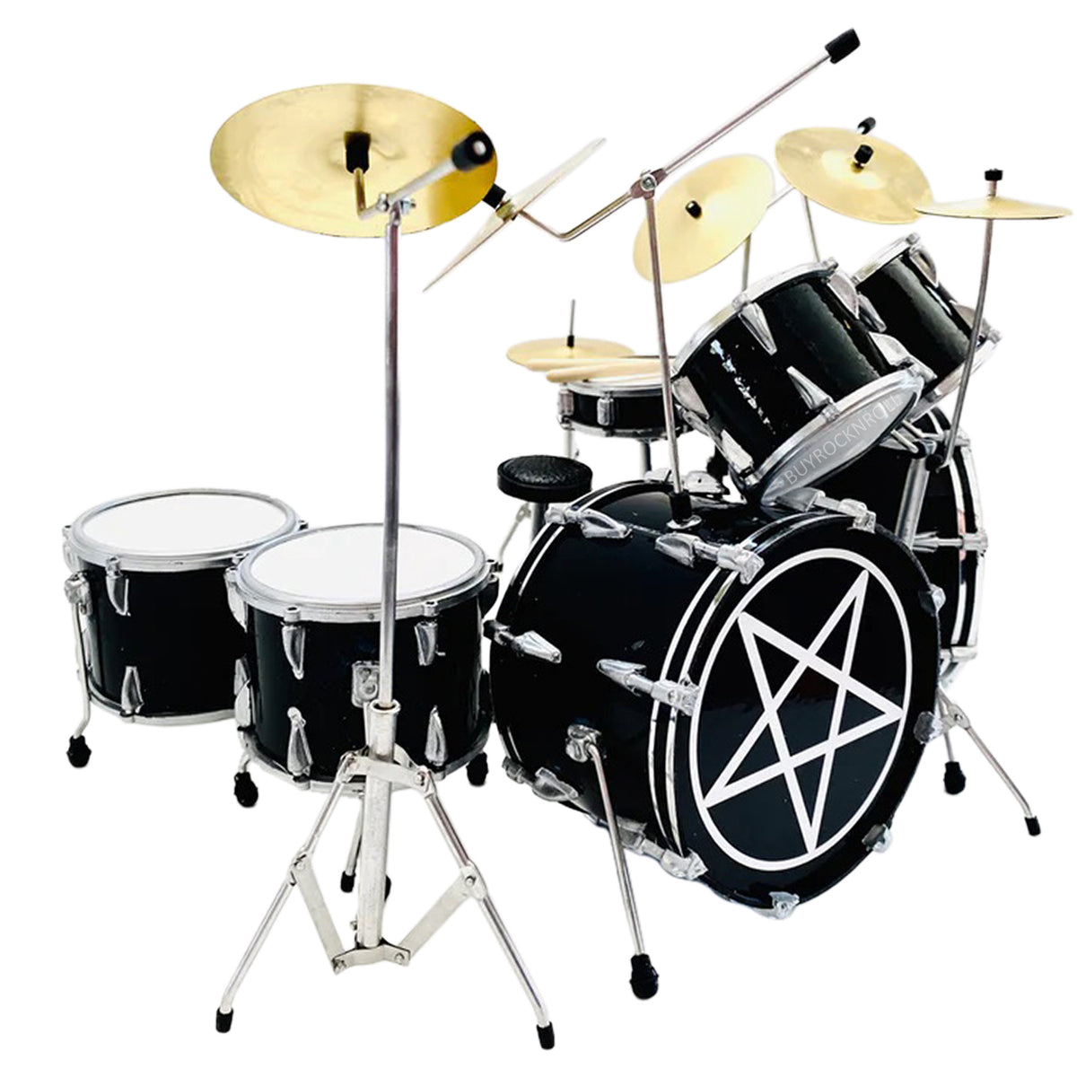 Motley Crue Collectible Axe Heaven Tommy Lee Shout at the Devil Drum Set Miniature Replica