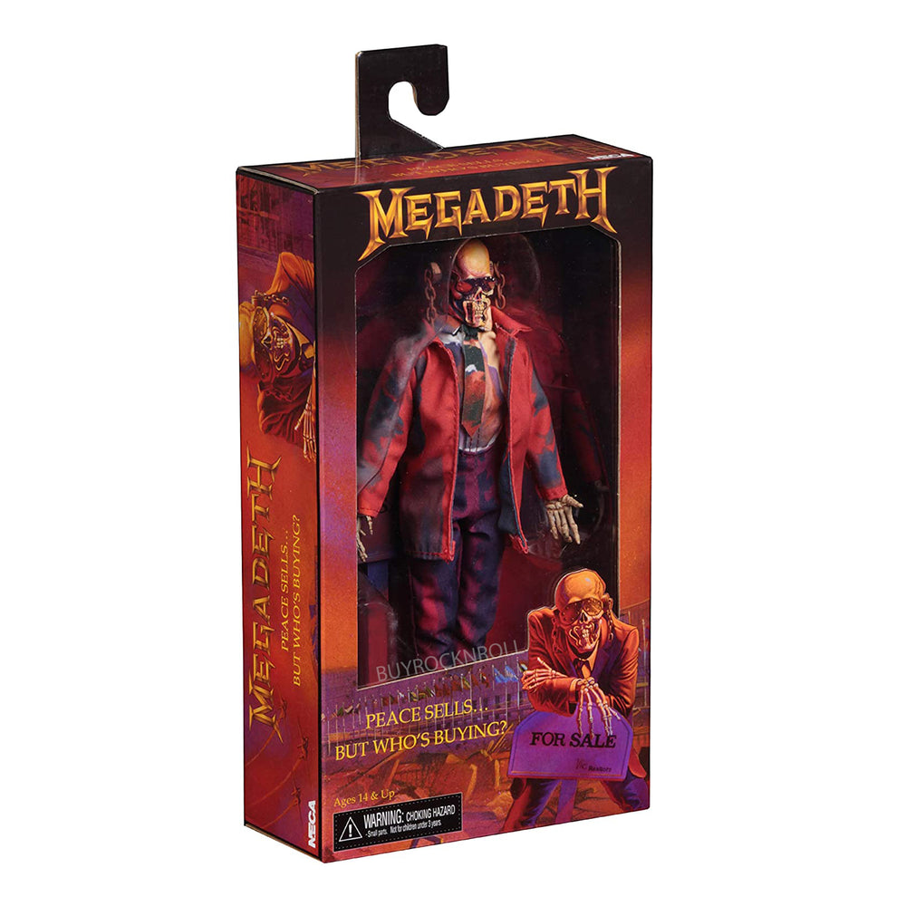 SOLD OUT! Megadeth Collectible 2019 Handpicked NECA Vic Rattlehead Clothed Figure Peace Sells But Who’s Buying