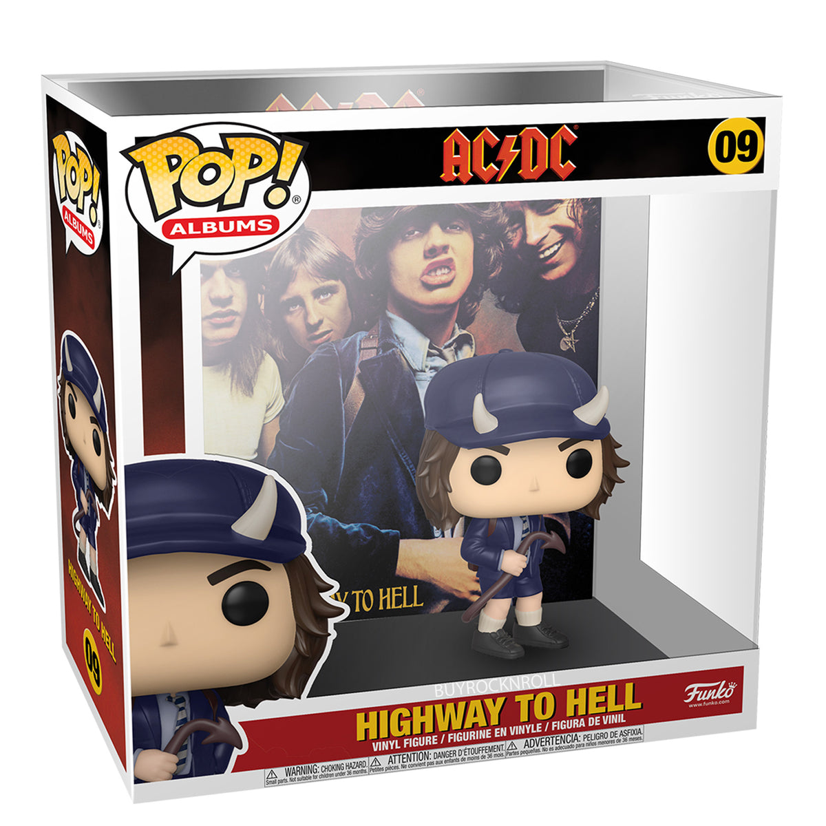 SOLD OUT! AC/DC Handpicked 2021 Funko Pop Albums Highway to Hell Angus Figure Case #09