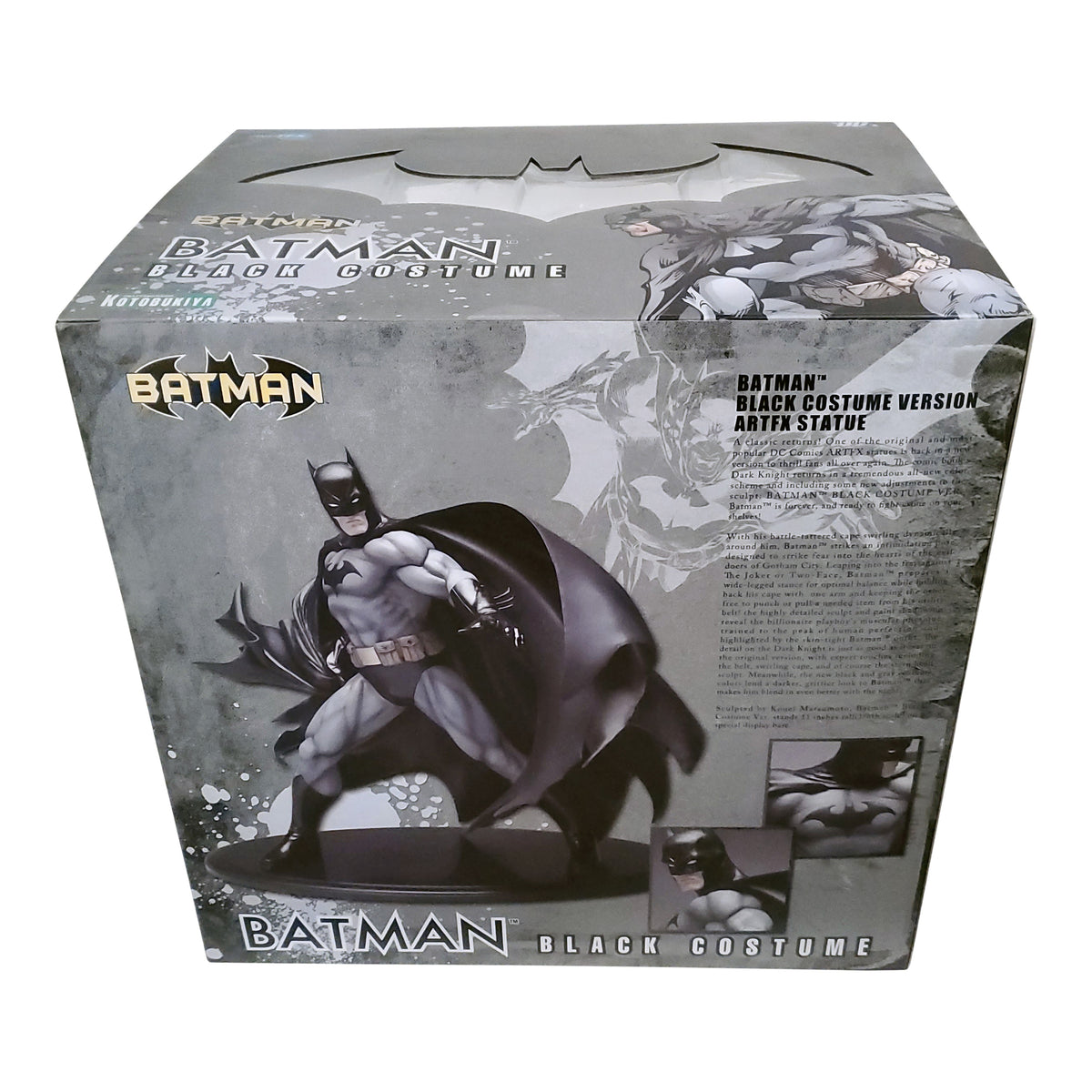 Kotobukiya Batman ArtFX Statue Black Costume Version 12-inches tall (1:6 scale)