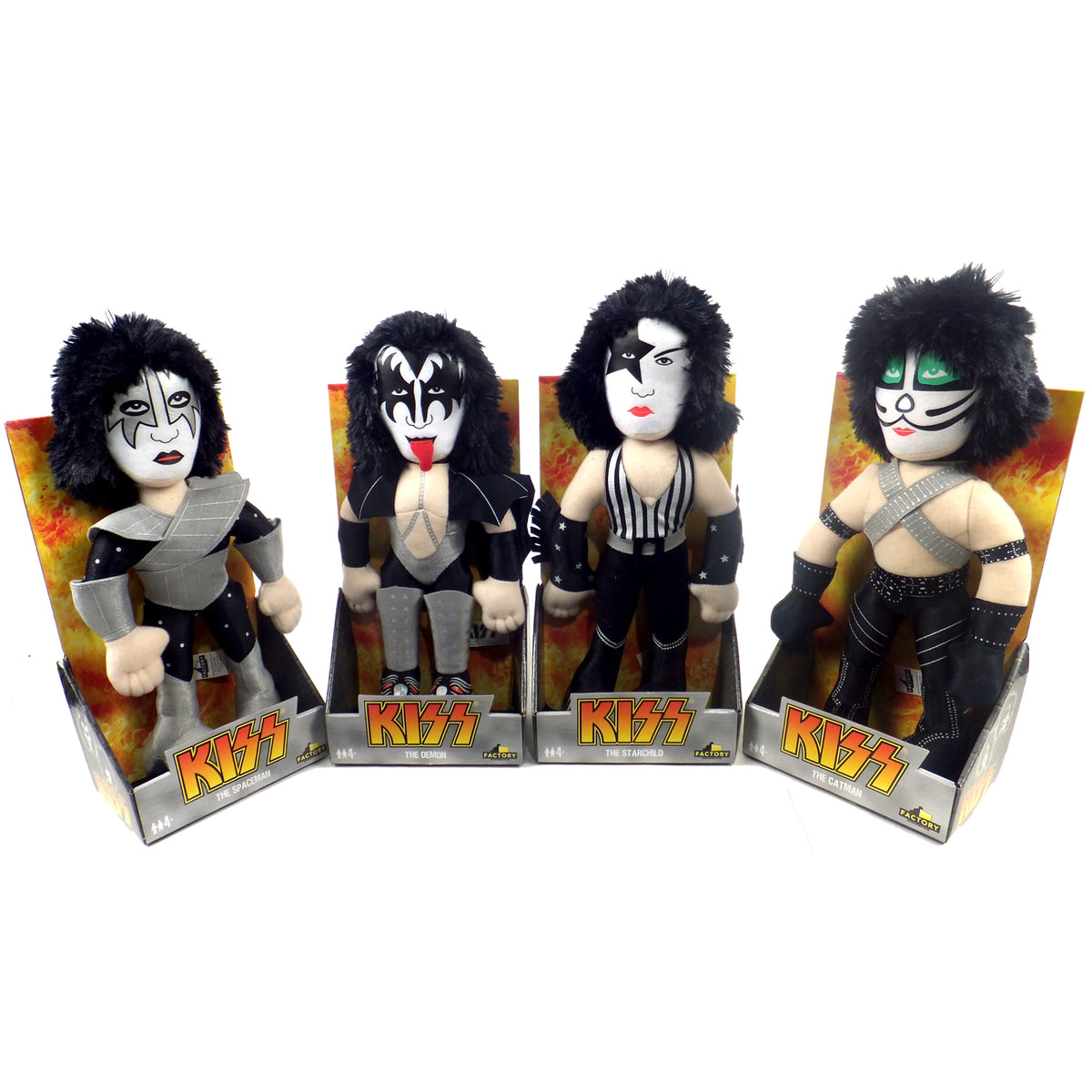 SOLD OUT! KISS 2013 Factory Entertainment Love Gun Band Members Plush 12" Dolls