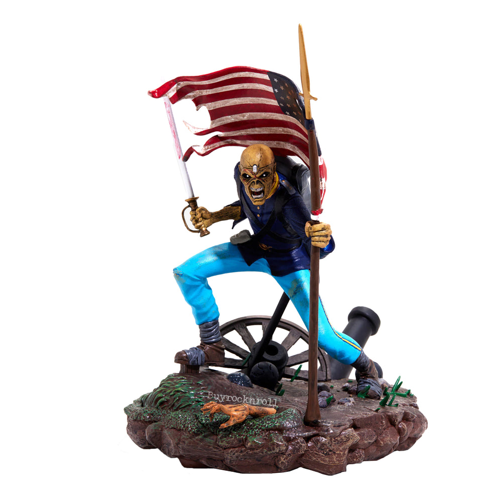 Iron Maiden Collectible 2018 Incendium Legacy of the Beast American Flag Trooper Eddie Variant Statue OOP