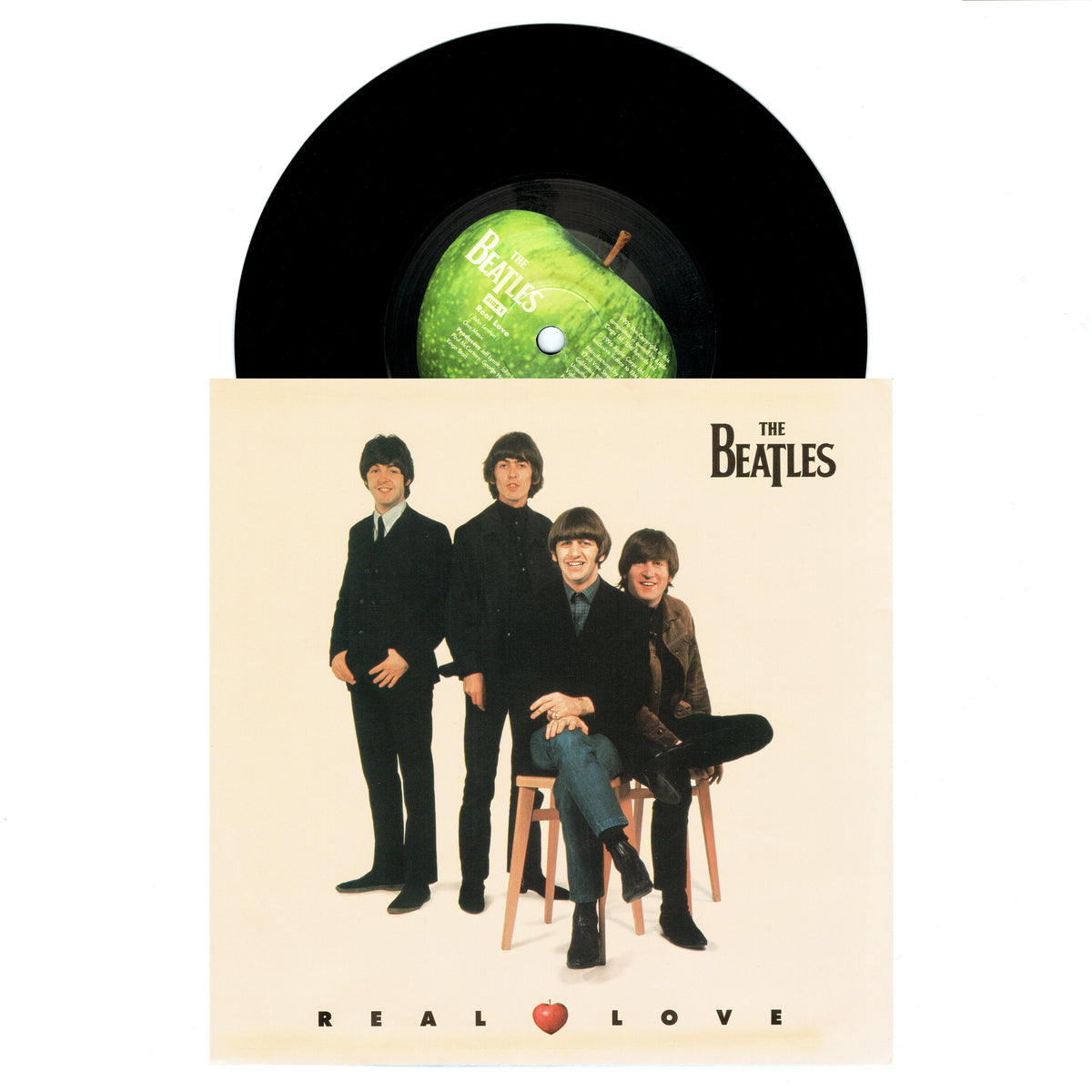 Beatles Record: 1996 Capitol REAL LOVE/ Baby's In Black 7" Vinyl Single & Sleeve