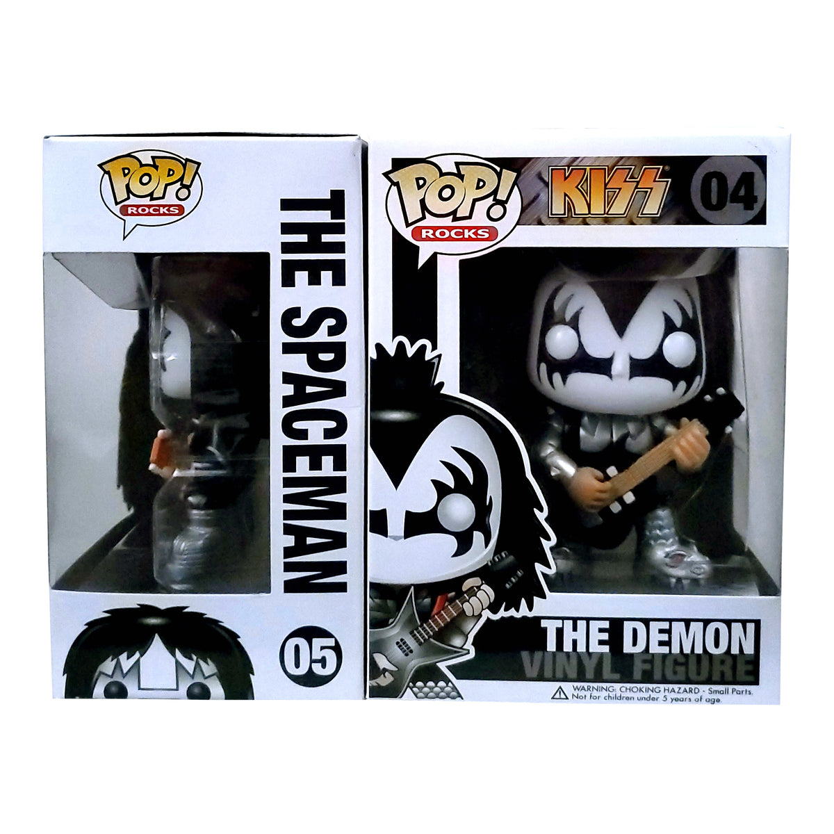 KISS Collectibles 2011 Funko Pop Rocks Series 1 Vinyl Figures Set of 4 - New