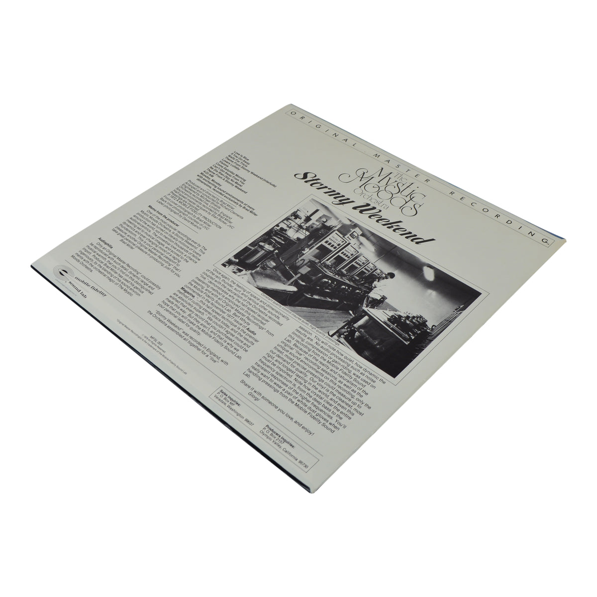 MFSL Collectors: 1978 Mobile Fidelity The Mystic Moods Orchestra Stormy Weekend LP #1-003