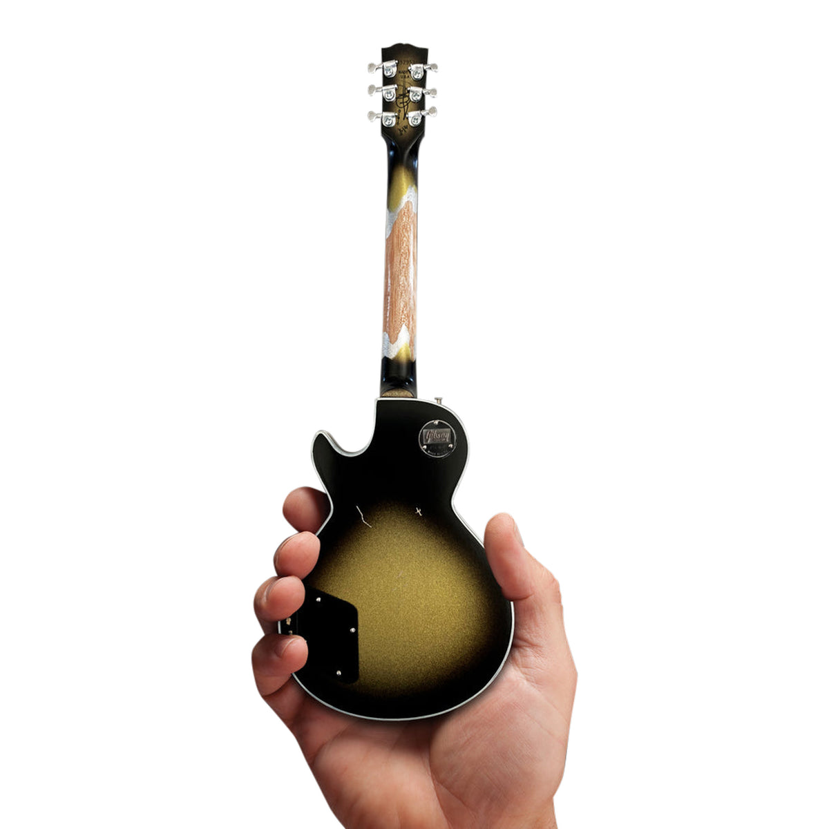 Tool Collectible Adam Jones 1979 Gibson Les Paul Custom - Antique Silverburst Mini Guitar Replica 1:4 Scale Model