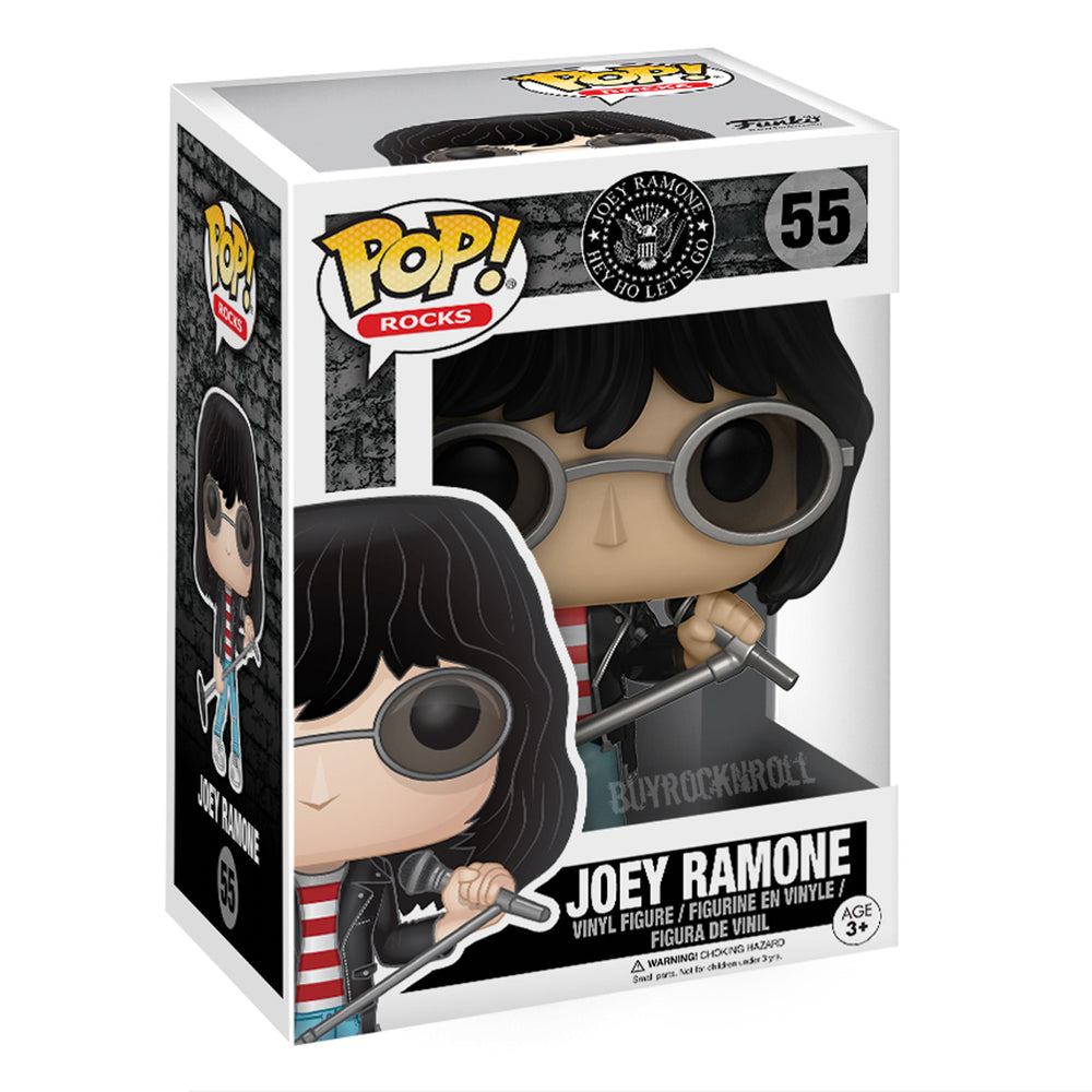 The Ramones Collectible Handpicked 2017 Funko POP! Rocks Joey Figure #55