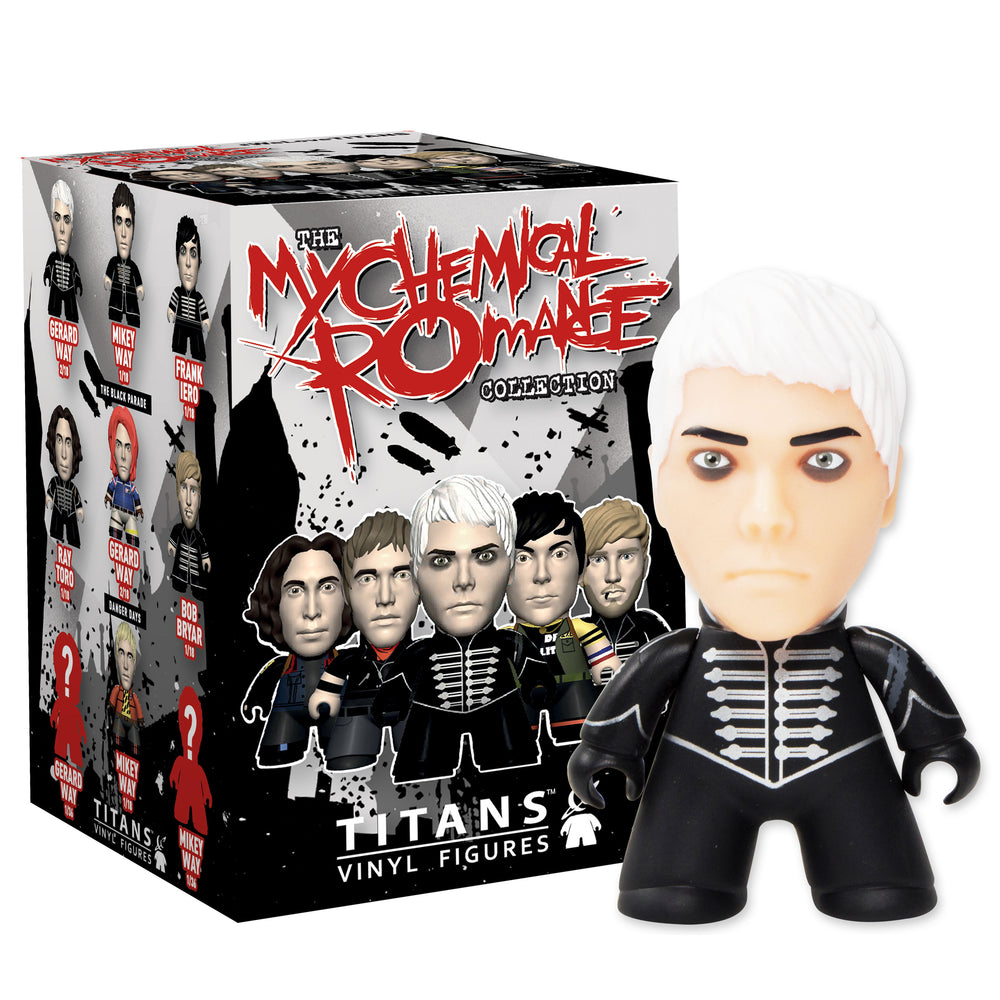 Rare MCR Collection 2017 TITANS The My Chemical Romance 18 Figure Display Case Set