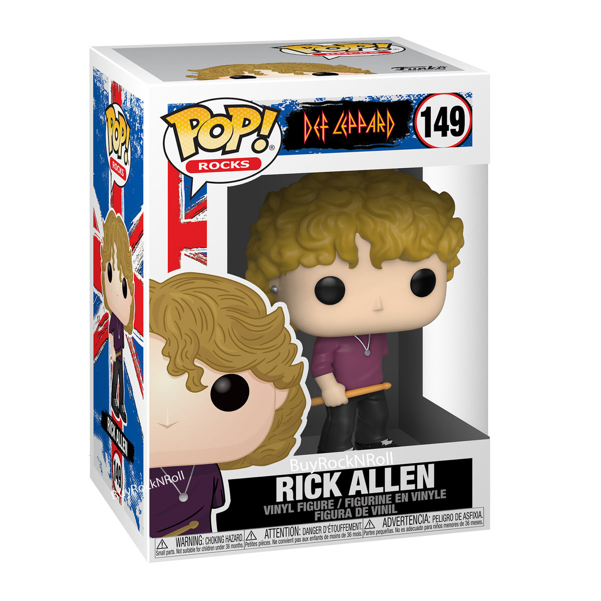 Def Leppard 2020 Handpicked Funko Pop Rocks 5 Figure Set 147 148 149 150 151 NM*