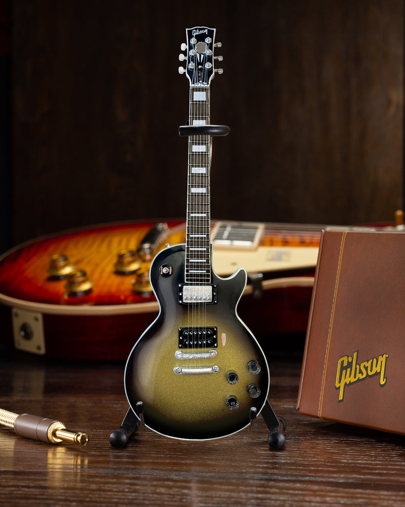 Tool Collectible Adam Jones 1979 Gibson Les Paul Custom - Antique Silverburst Mini Guitar Replica 1:4 Scale Model