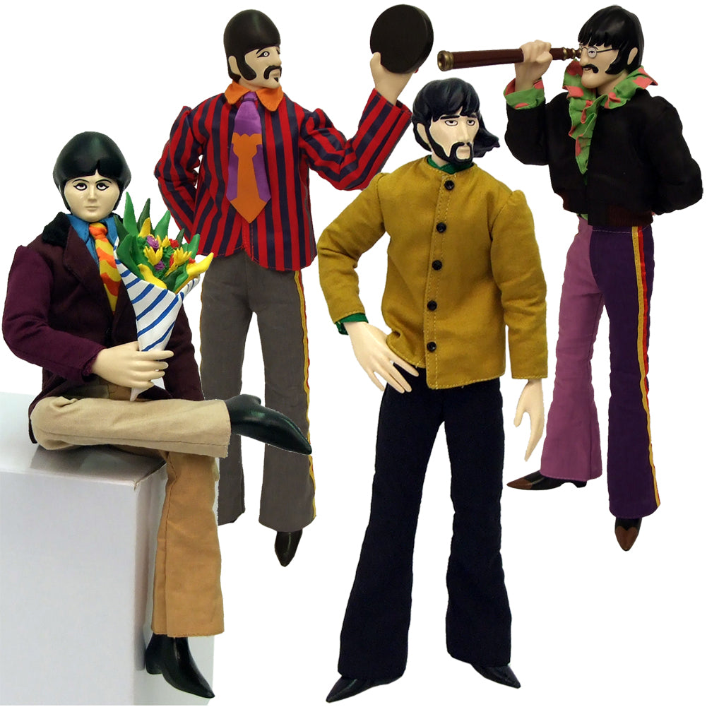 The Beatles 2013 Factory Entertainment Yellow Submarine Band Members 12" Figures Set of 4