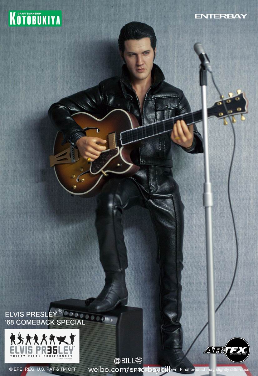 SOLD OUT! Elvis Presley Collectible 2012 Kotobukiya ArtFX 1968 Comeback Special 1:6 Scale Figure