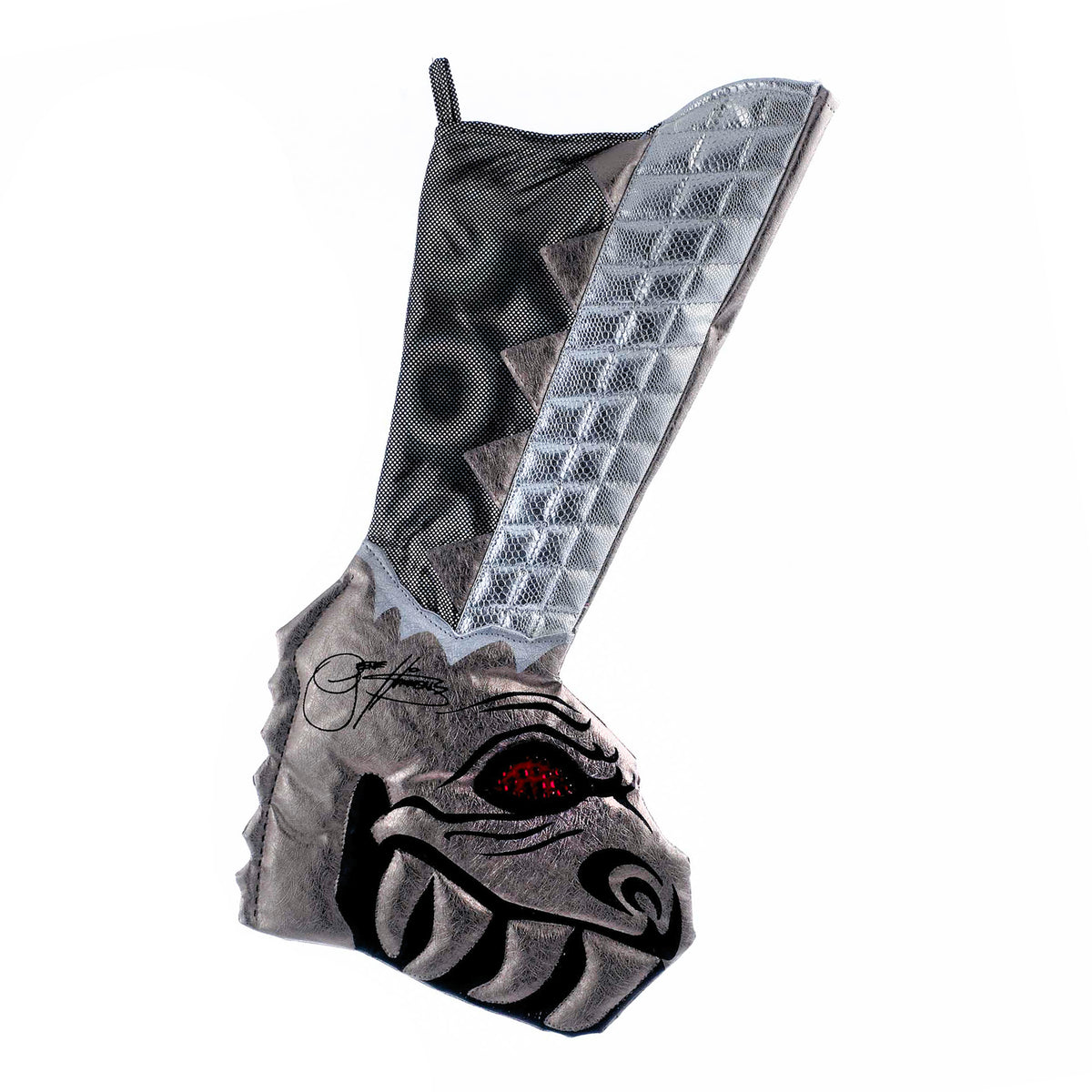 KISS Collectible 2012 Kurt Adler Gene Simmons Demon Dragon Boot Christmas Stocking
