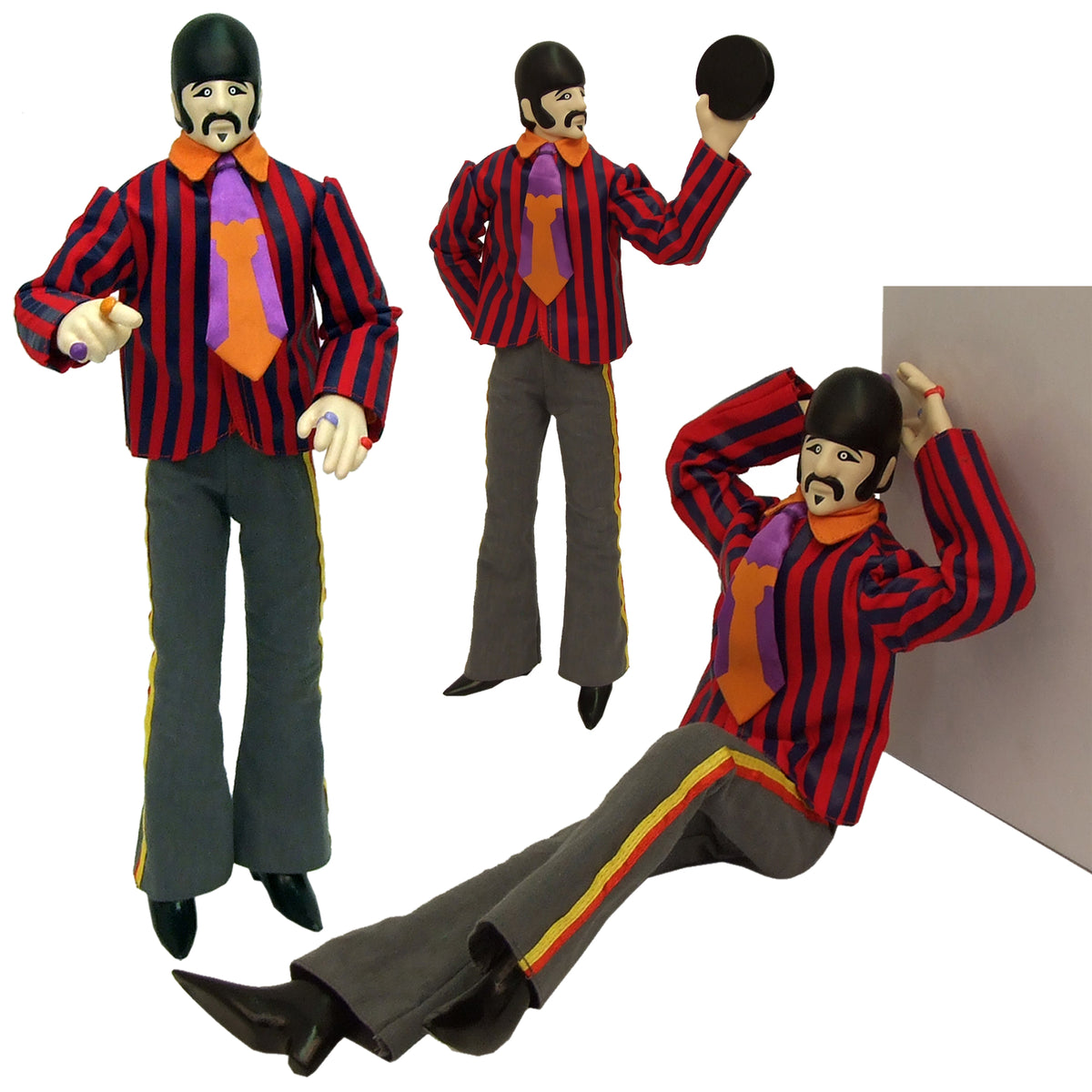 The Beatles 2013 Factory Entertainment Yellow Submarine Band Members 12" Figures Set of 4