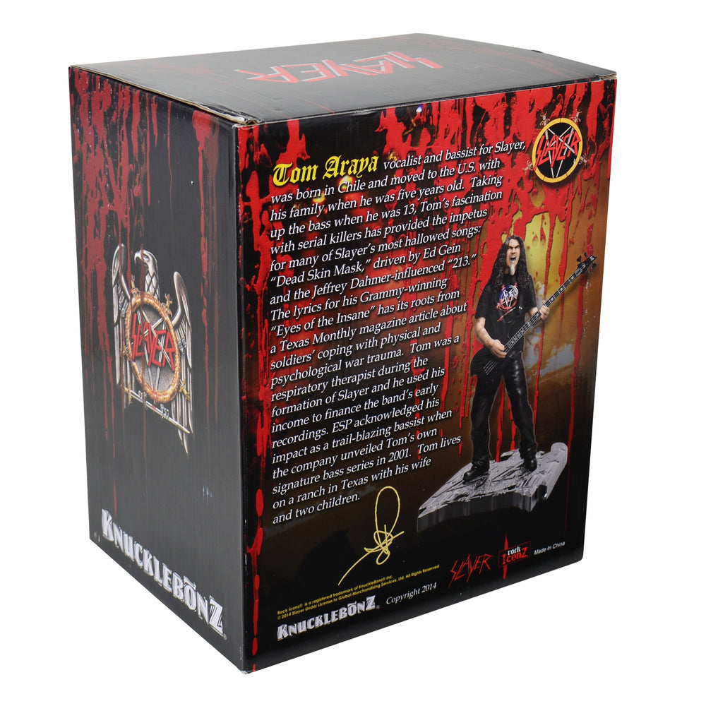 SOLD OUT! Slayer Collectible 2014 Knucklebonz Rock Iconz Tom Araya Statue #166/1000