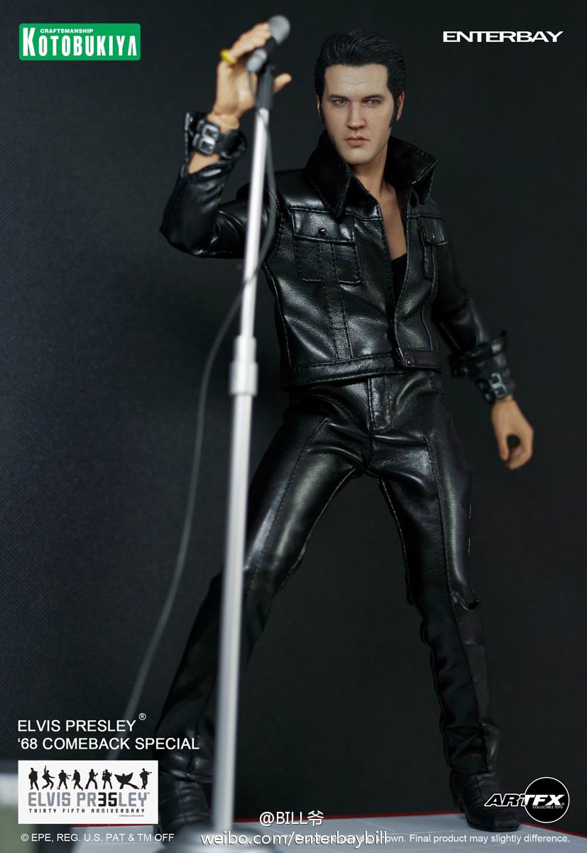 SOLD OUT! Elvis Presley Collectible 2012 Kotobukiya ArtFX 1968 Comeback Special 1:6 Scale Figure