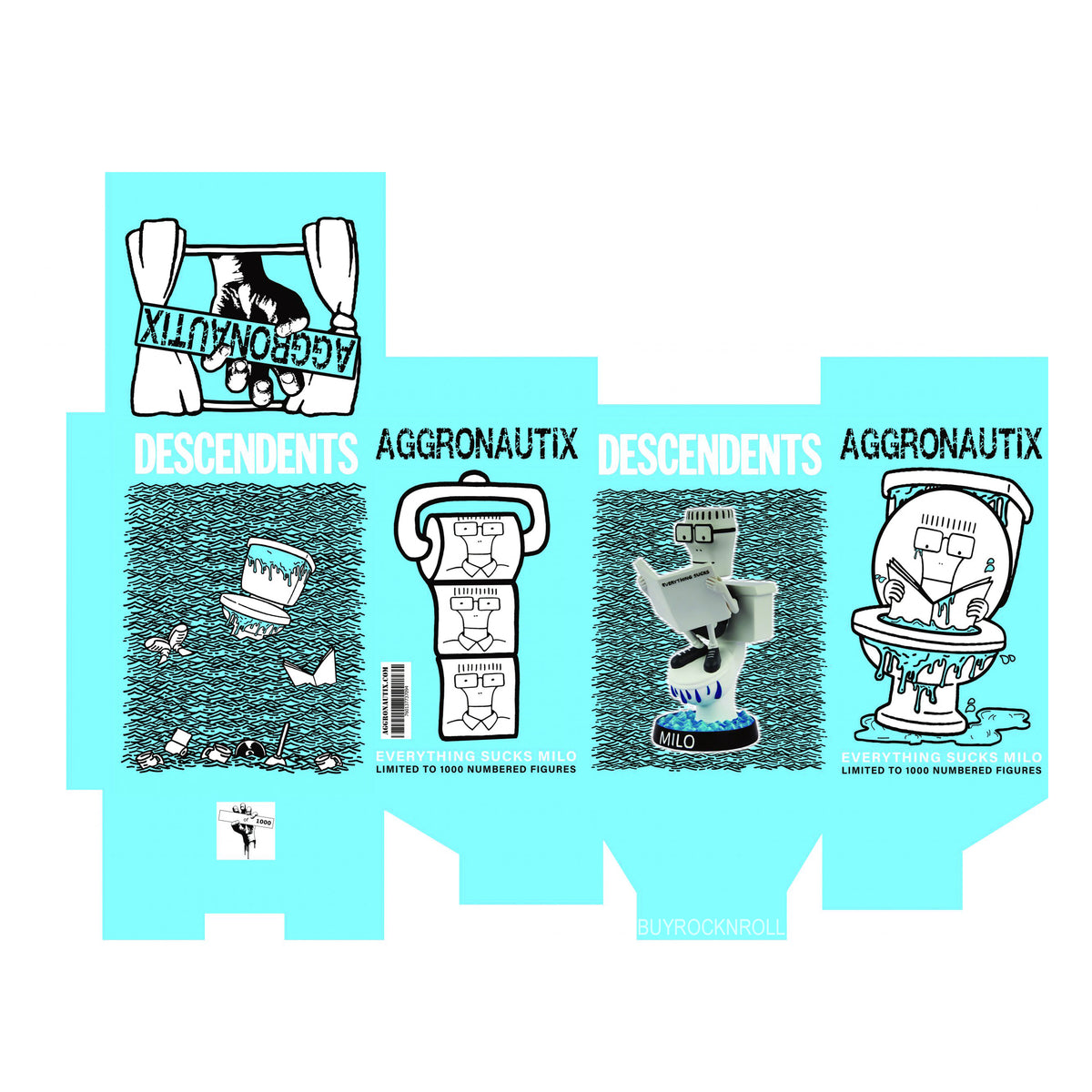 Descendents Collectible 2021 Aggronautix Milo “Everything Sucks” Throbblehead