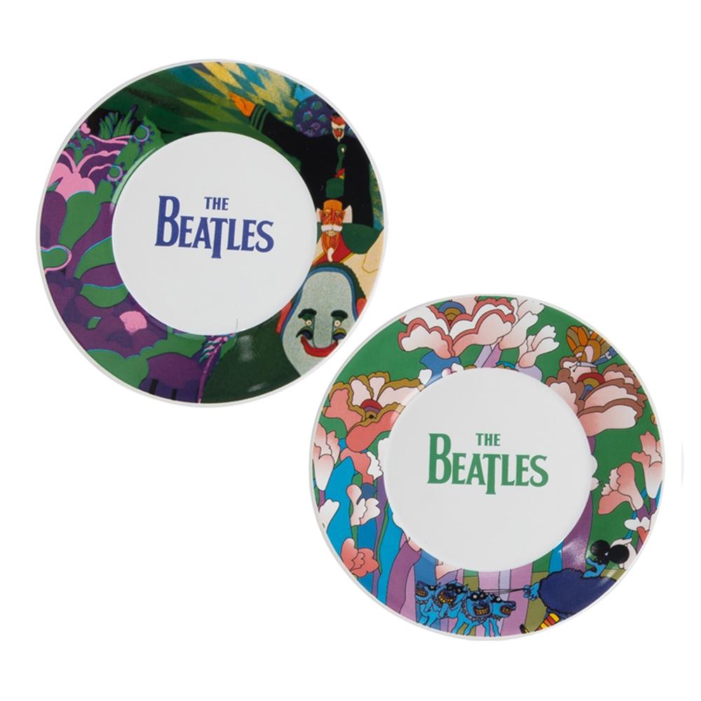 Beatles Collectibles 2016 Vandor Yellow Submarine Teacups & Saucers Set of 2