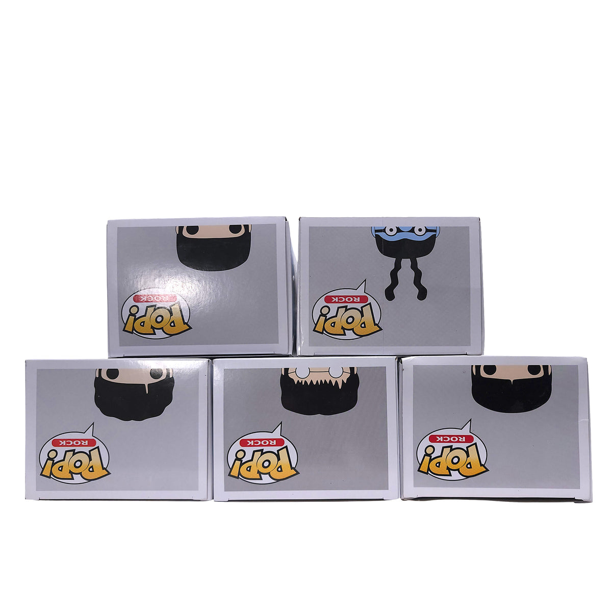 Beatles 2012 Funko Pop! Rocks Yellow Submarine 5 Figure Set Non-Perfect Boxes