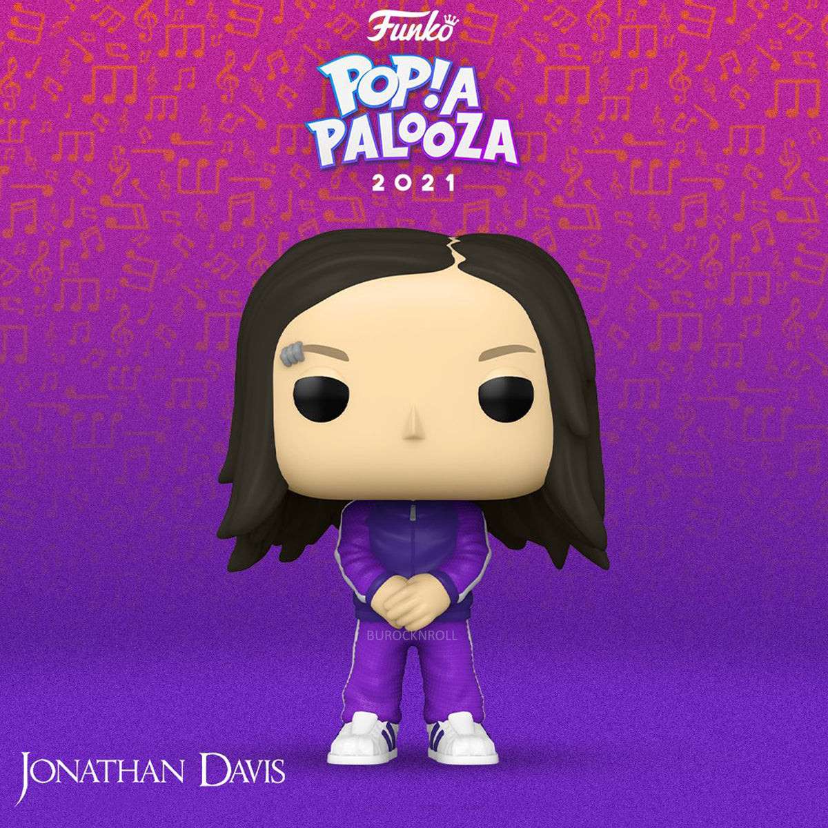 KoRN Collectible 2021 Handpicked Funko Pop Rocks Jonathan Davis Figure