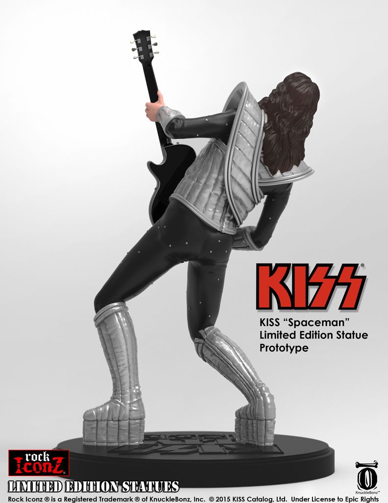 KISS Collectible 2016 KnuckleBonz Rock Iconz Alive II Ace Frehley Statue #68