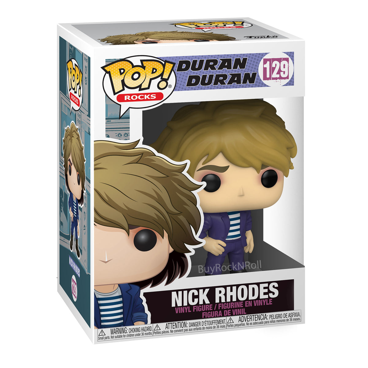 Duran Duran Collectible Handpicked 2020 Funko Pop! Rocks Set of 5 Figures in Protectors