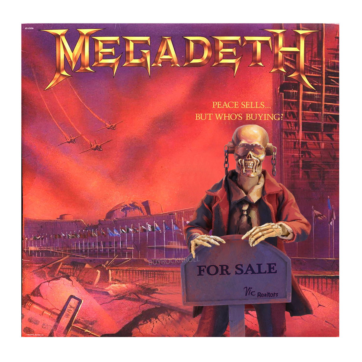 SOLD OUT! Megadeth Collectible 2019 Handpicked NECA Vic Rattlehead Clothed Figure Peace Sells But Who’s Buying