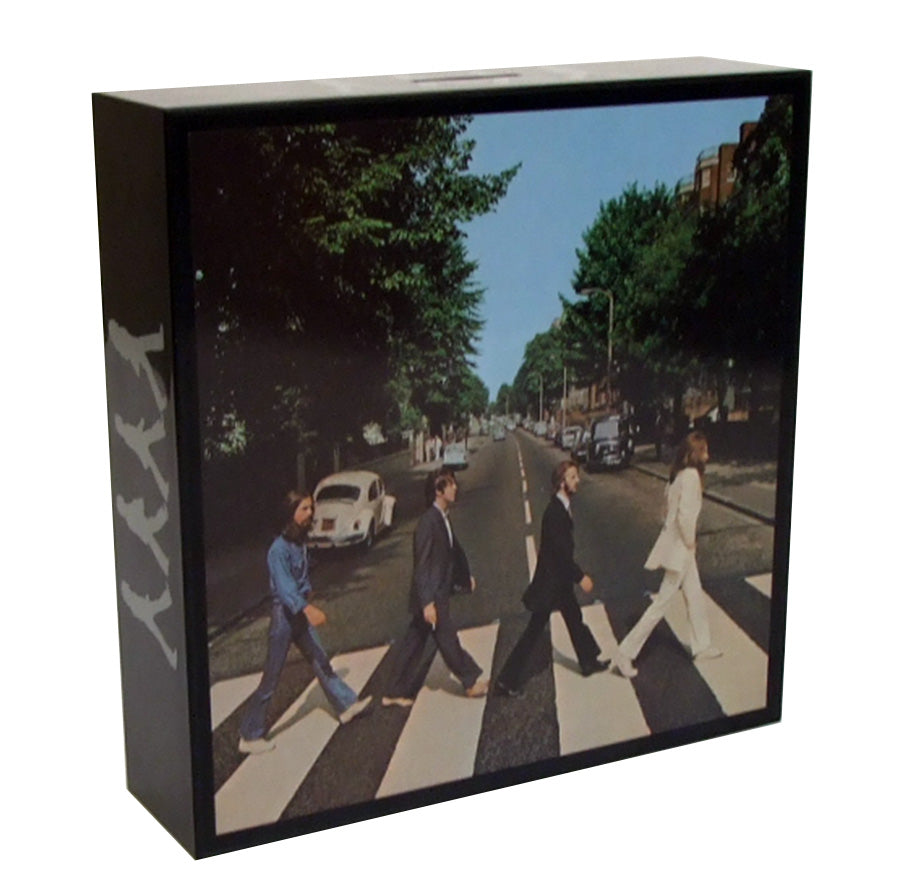 The Beatles Collectible 2013 Factory Abbey Road LP Record Album Cover Coin Bank
