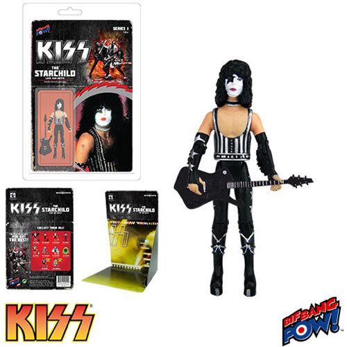 KISS Collectible 2015 Bif Bang Pow Love Gun Series 1 The Catman Peter Criss 3 3/4" Figure