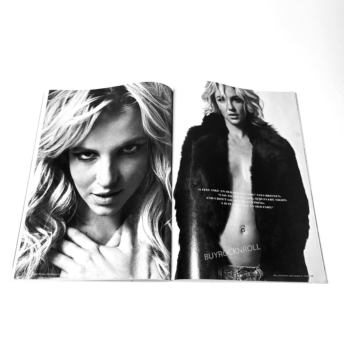 Britney Spears Collectible Rolling Stone Magazine December 11th 2008 #1067