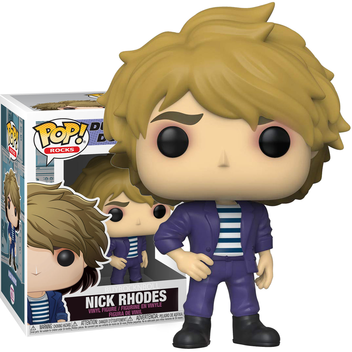 Duran Duran Collectible Handpicked 2020 Funko Pop! Rocks Set of 5 Figures in Protectors