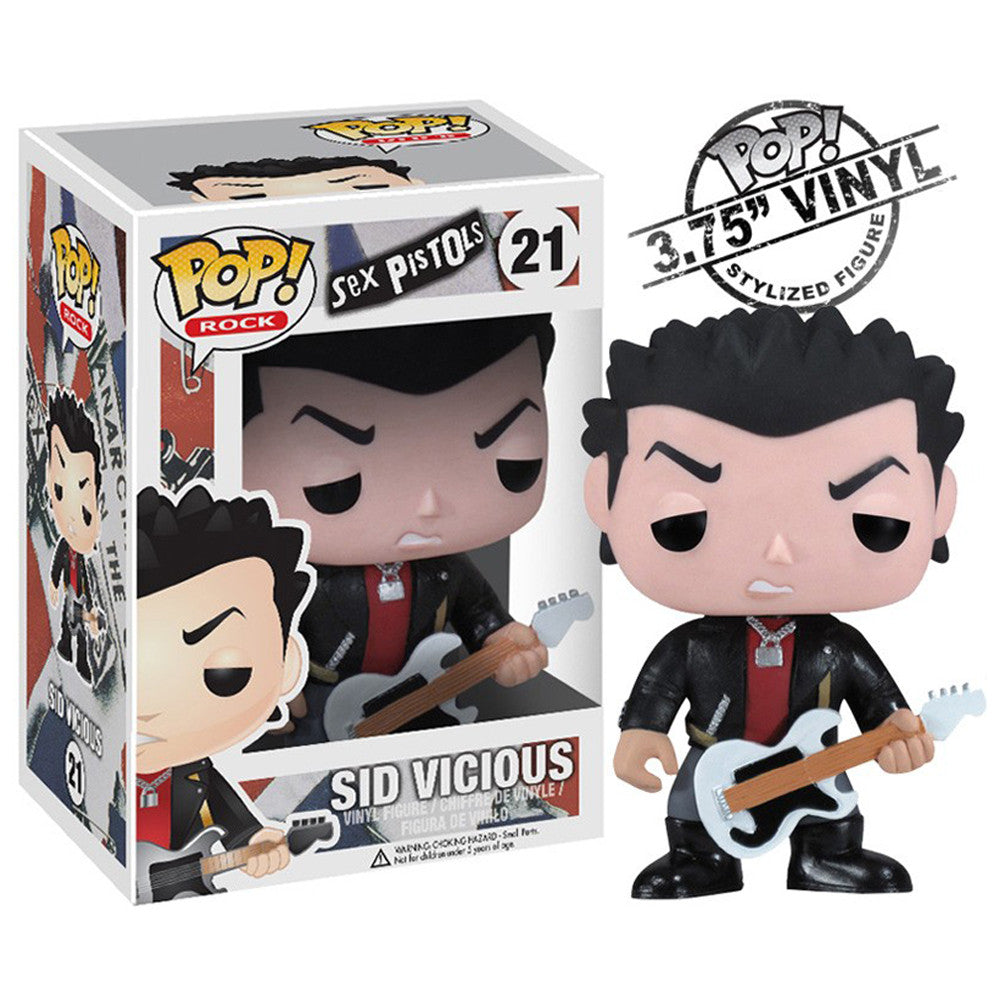 Sex Pistols Collectible 2012 Funko Pop! Rocks Band Members Vinyl Figure Set