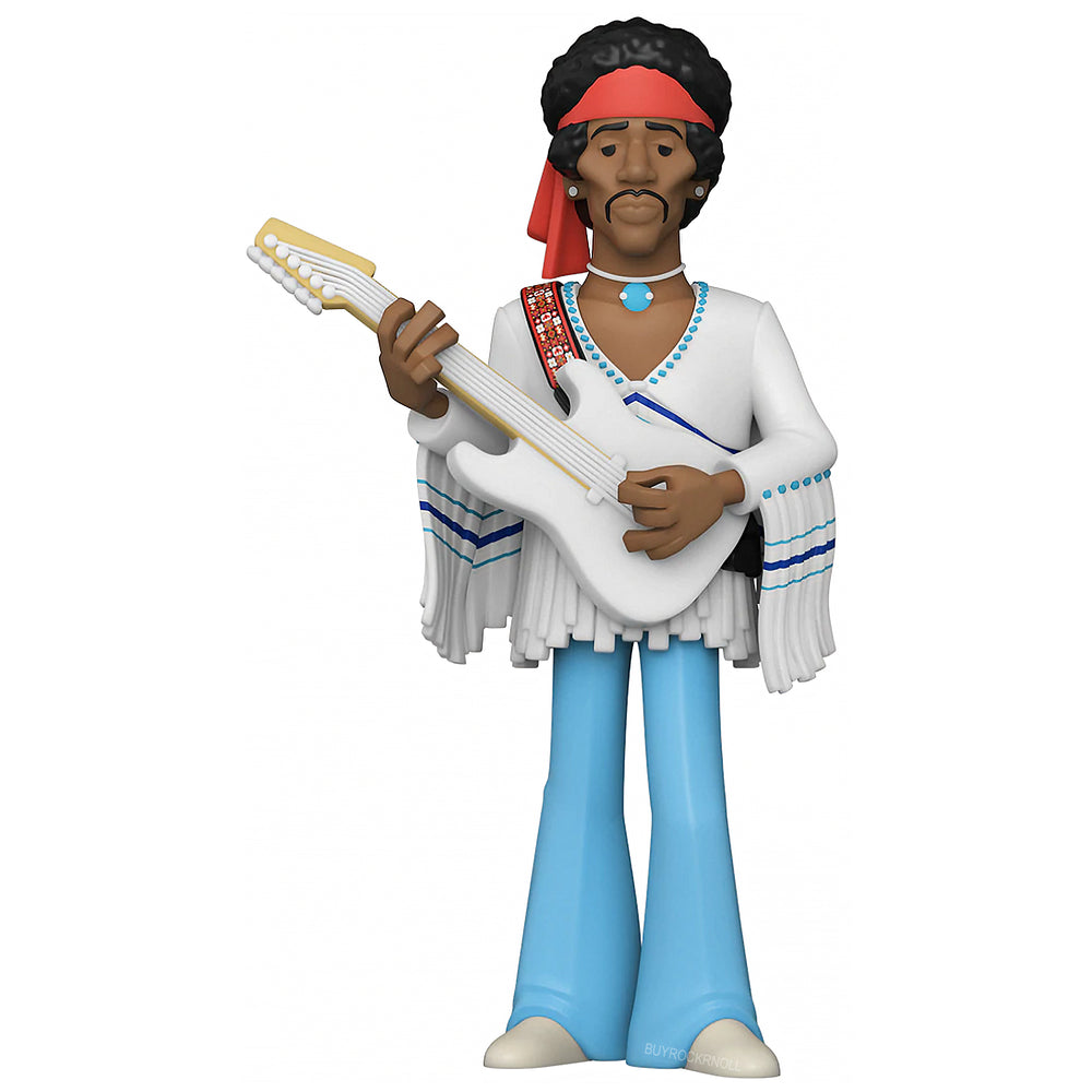 Jimi Hendrix Collectible 2022 Handpicked Funko 5 Inch Premium Gold Vinyl Figure