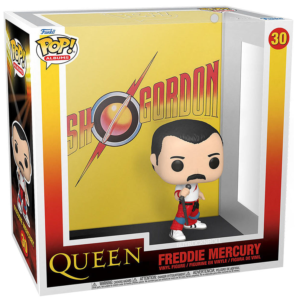 Queen Handpicked 2022 Funko Pop Albums Flash Gordon Freddie Mercury Figure Case #06