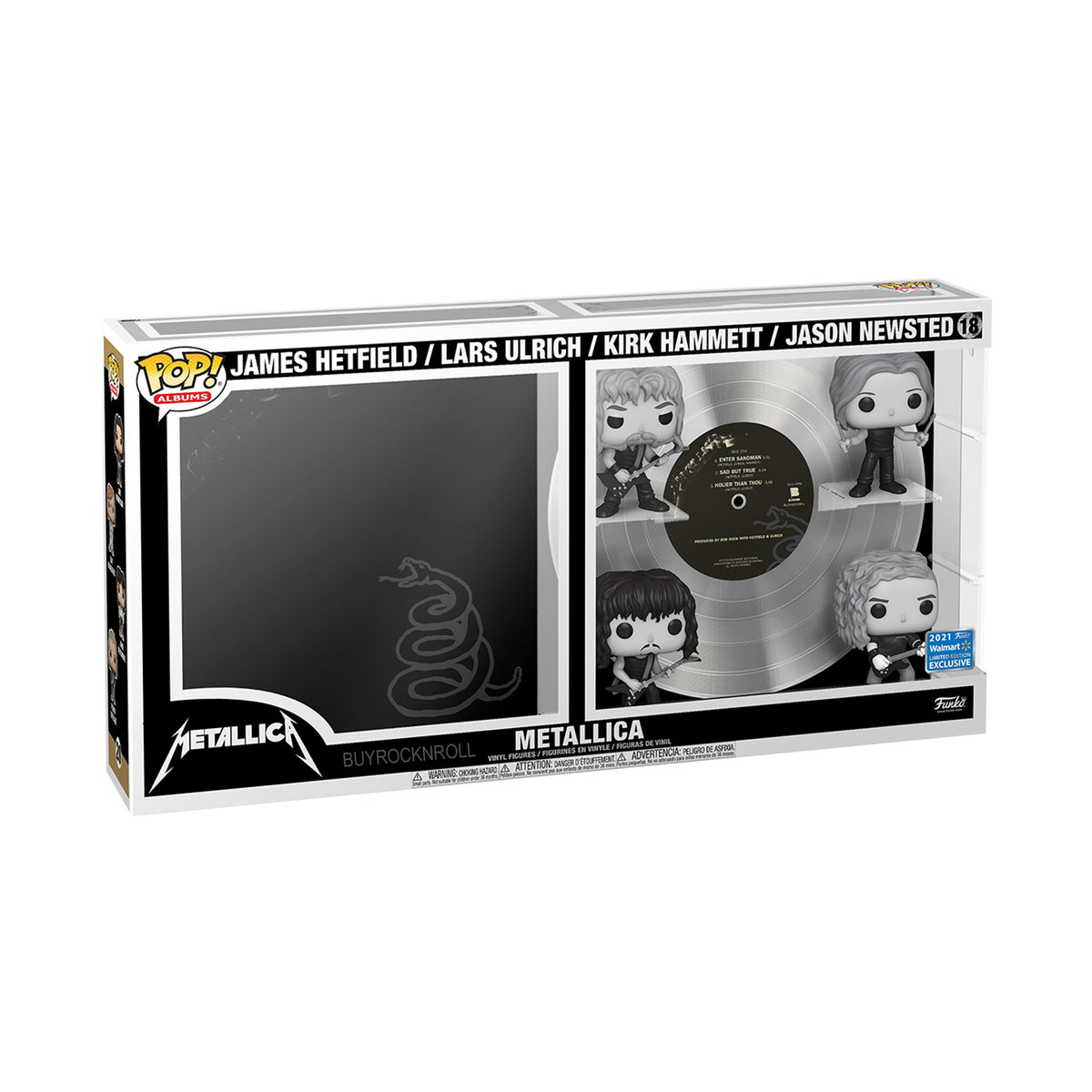 Metallica Collectible 2021 Funko Pop! Deluxe Album Metallica - Walmart Exclusive