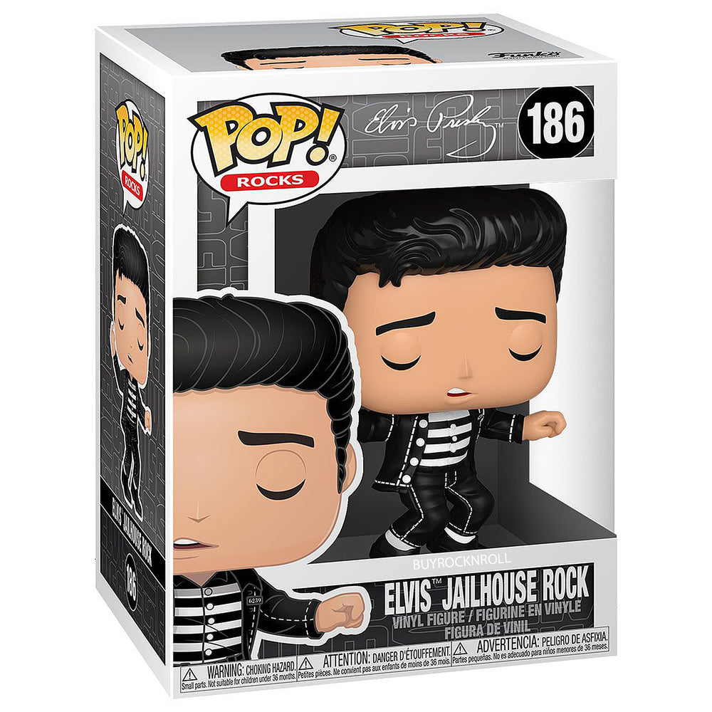 Elvis Presley Collectibles Funko Pop Rocks 5 Figure Set: '68 Comeback, Blue Hawaii & Jailhouse Rock