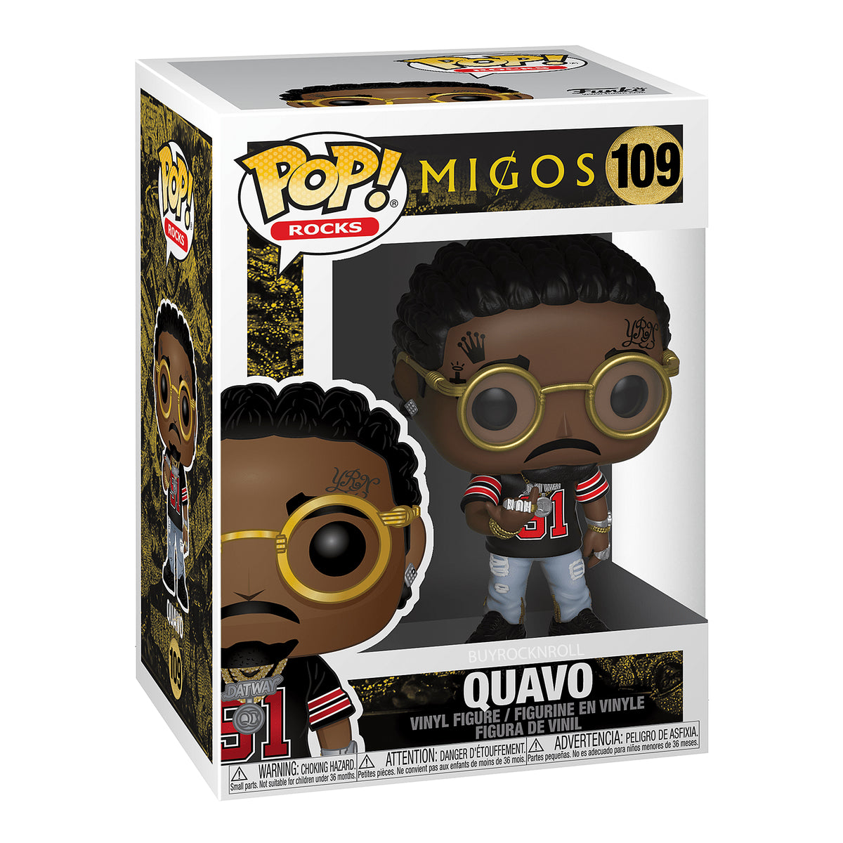 MIGOS 2020 Handpicked/Near Mint Funko POP Rocks Figure Set - Offset, Quavo, Takeoff - in Protectors