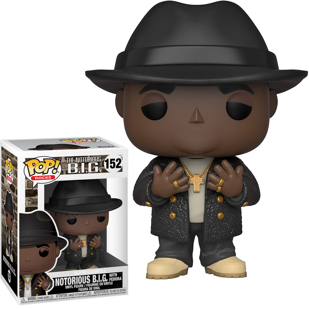 Biggie Smalls Collectible 2019 Handpicked Funko Pop! Rocks Notorious B.I.G. Figure #152