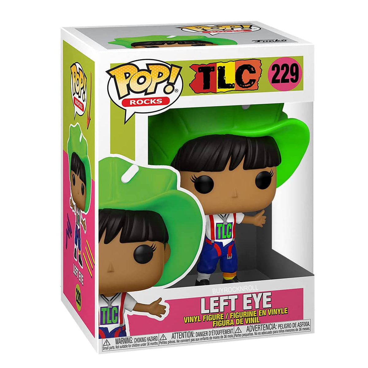 TLC Collectible 2021 Handpicked Funko Pop Rocks 3 Figure Set in Funko Protector Displays