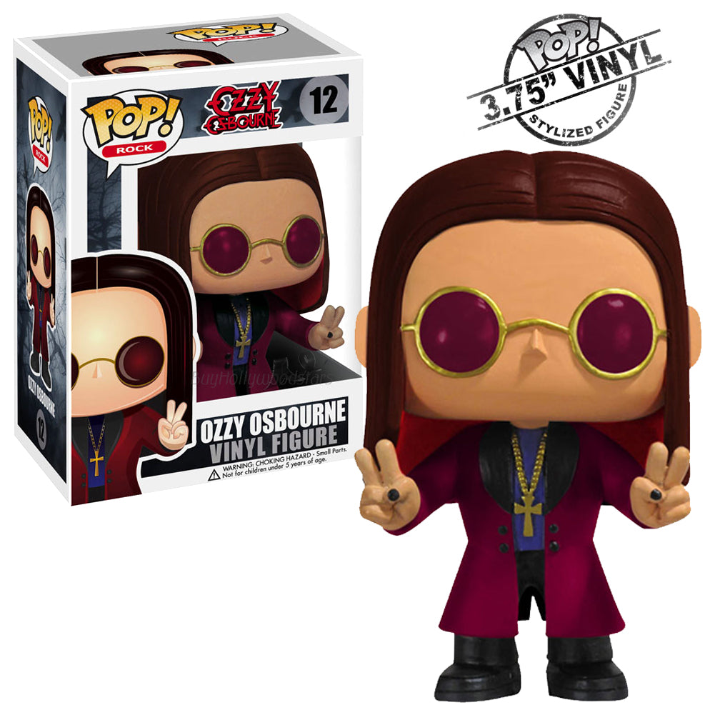 SOLD OUT! Black Sabbath Collectible 2011 Funko Ozzy Osbourne POP! Rocks Figure #12