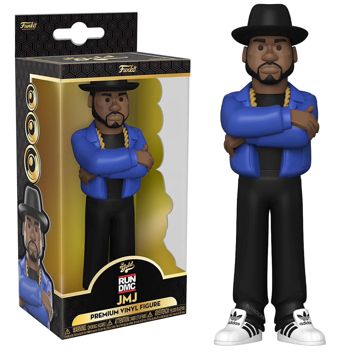 RUN DMC Jam Master Jay Handpicked 2022 Premium Vinyl Gold 5" Figure Set