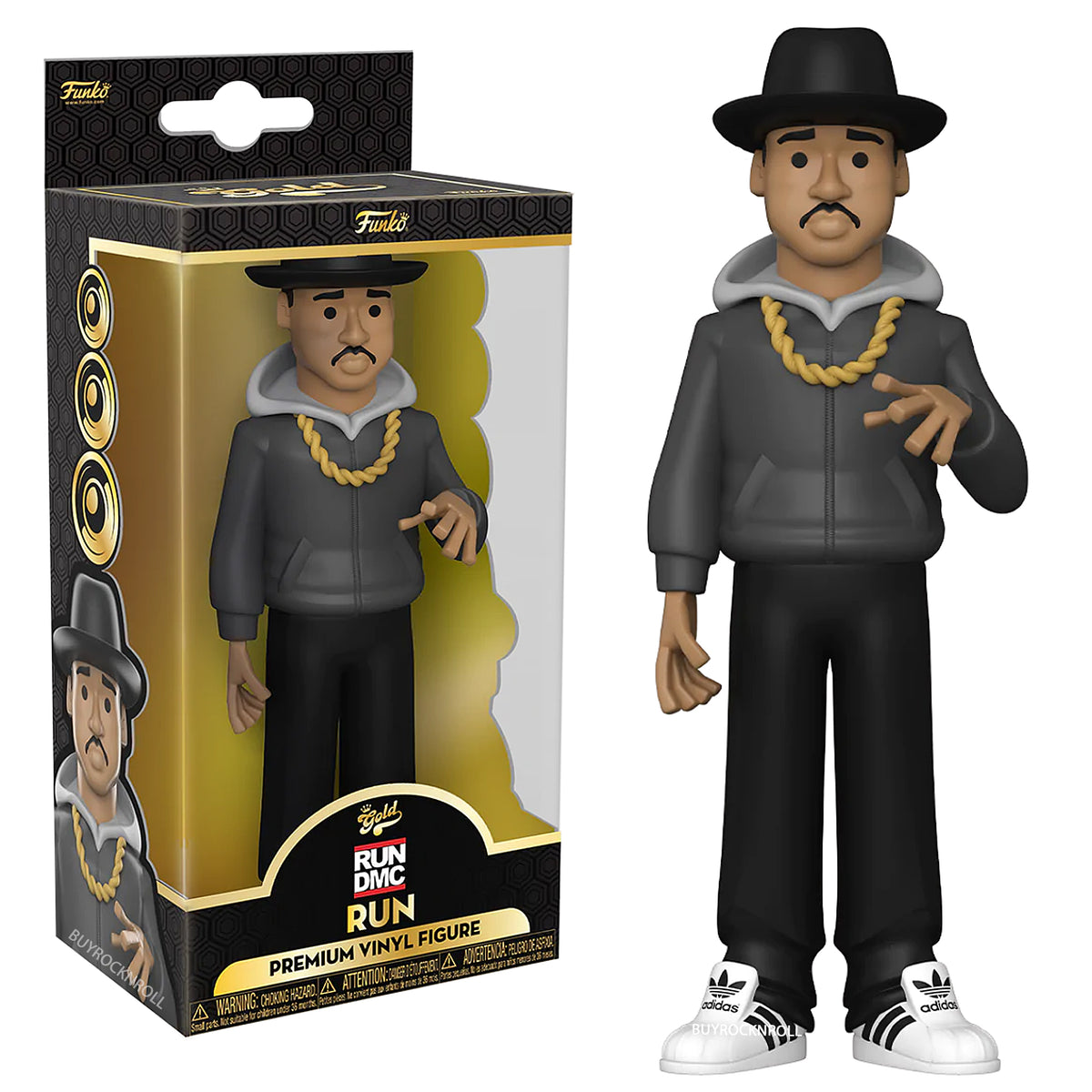 RUN DMC Jam Master Jay Handpicked 2022 Premium Vinyl Gold 5" Figure Set