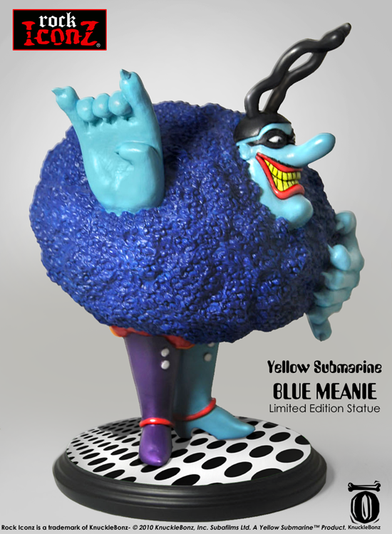 Beatles Collectible 2010 KnuckleBonz Yellow Submarine Blue Meanie Rock Iconz Statue Figure